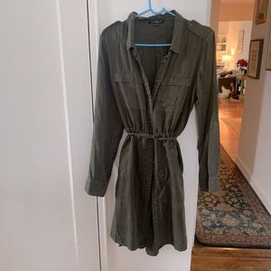 Velvet Heart Button down shirt dress